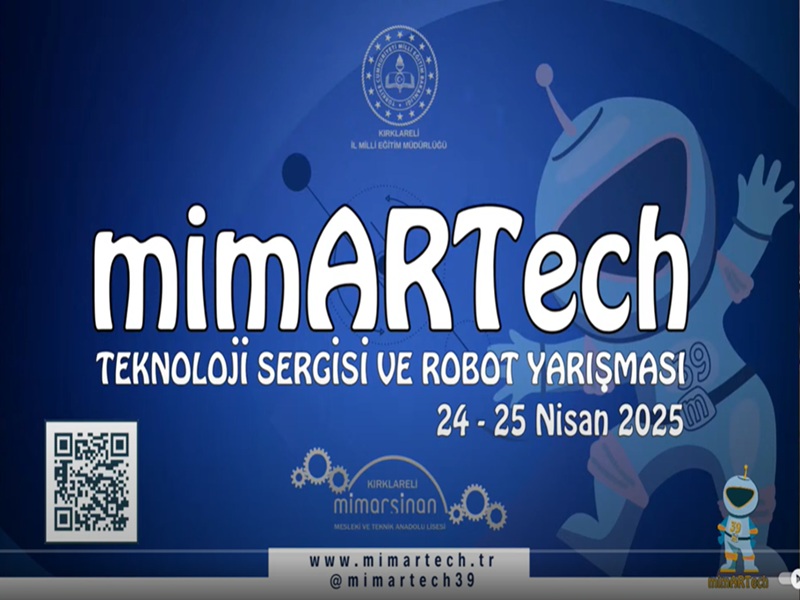 Toplum Destekli Polislik Şube Müdürlüğümüz Mimartech robot yarışması'na stand açtı.